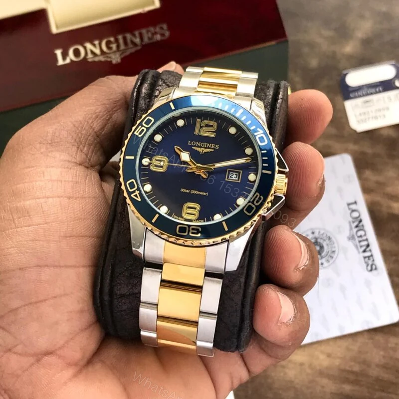 Longines HydroConquest Blue Dial Two Tone Quartz 40mm — view 1