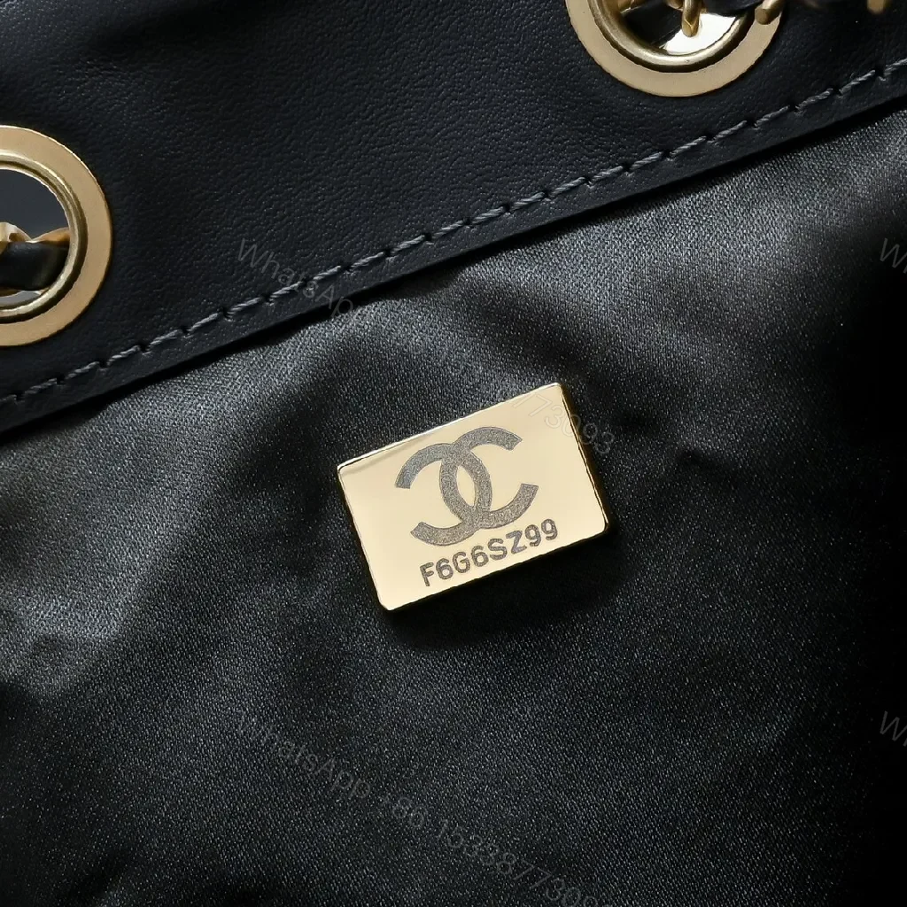 View 5 of Dark Chocolate Suede Bag with Gold Chain Detail, Flap Style Bag