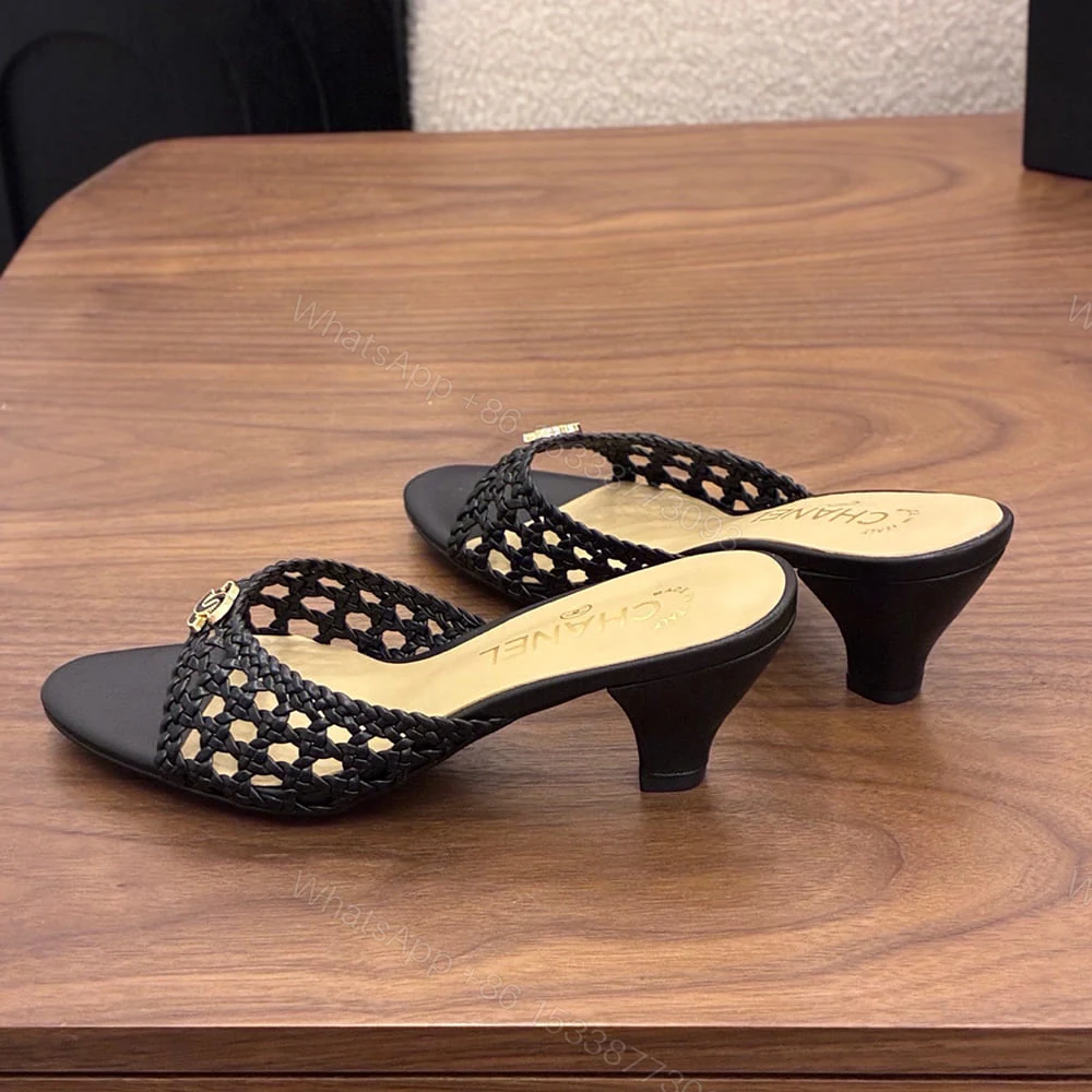 View 6 of CHANEL Braided Mules 289781