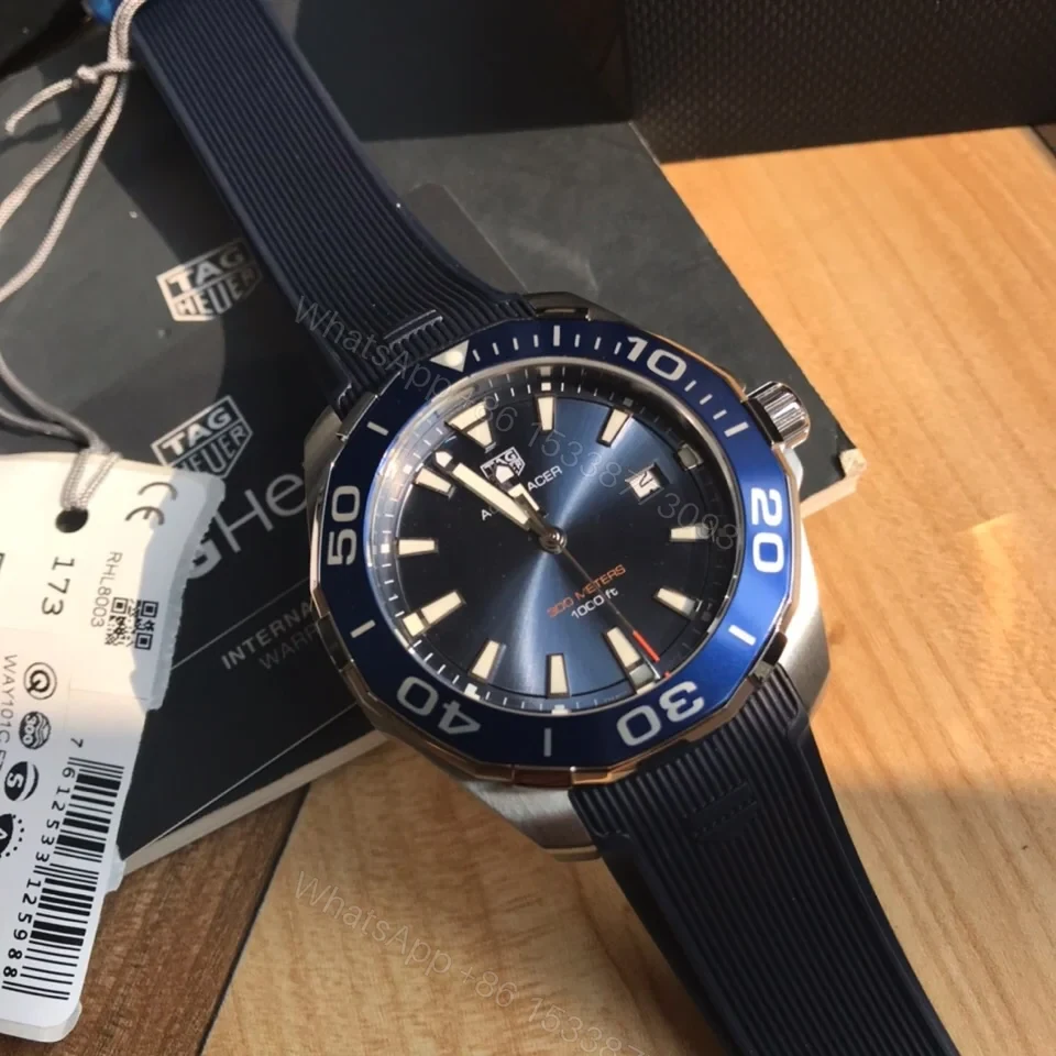 View 5 of TAG Heuer Aquaracer Quartz Watch 41MM Sapphire Crystal Stainless Steel Bracelet Premium Edition TAG-AQUA-QZ-SS-41