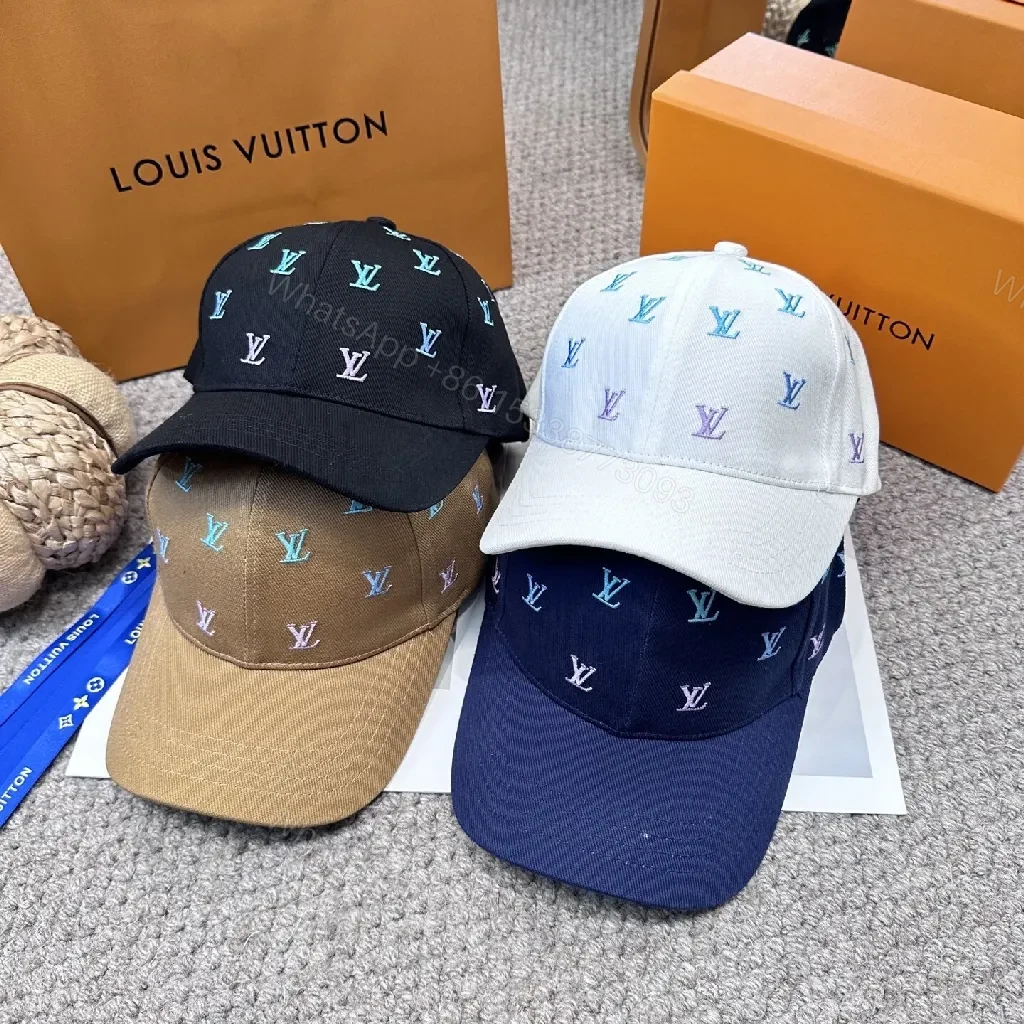 View 8 of Navy Canvas Cap – Modern Monogram Minimalist Luxury Cap