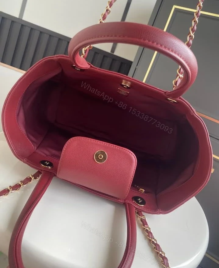 View 11 of Chanel Replica Shopping Tote Bag 6024 Grained Calfskin