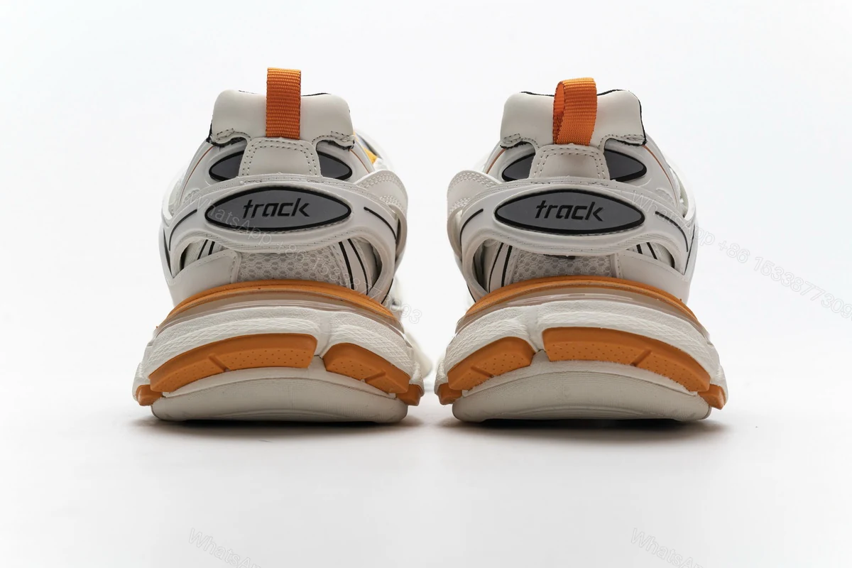 View 6 of Balenciaga Track Led White Orange 542436 W1GB7 9059