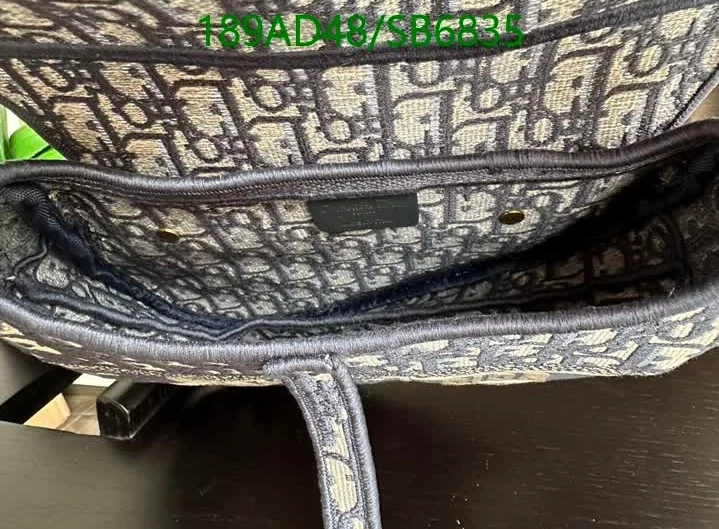 View 5 of Dior Knockoff Saddle Bag 3351- Oblique Canvas