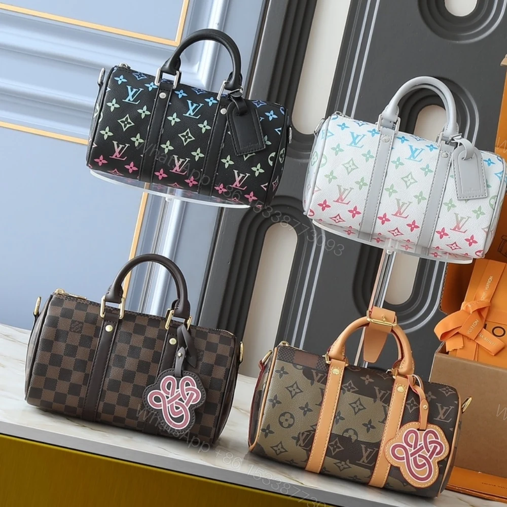 View 3 of Louis Vuitton Keepall 25 Gradient Black 25Cm
