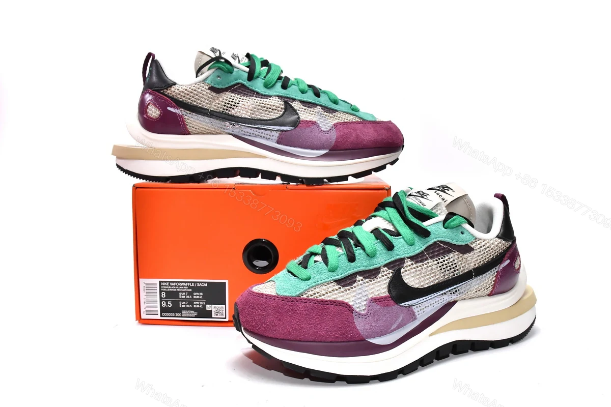 View 10 of Sacai x Nike Pegasua Vaporfly String Black Villain Red DD3035-200