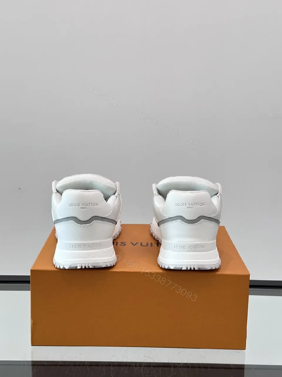 View 3 of White Leather Luxe Sneaker | Premium Comfort, Subtle Logo, All-Day Wear