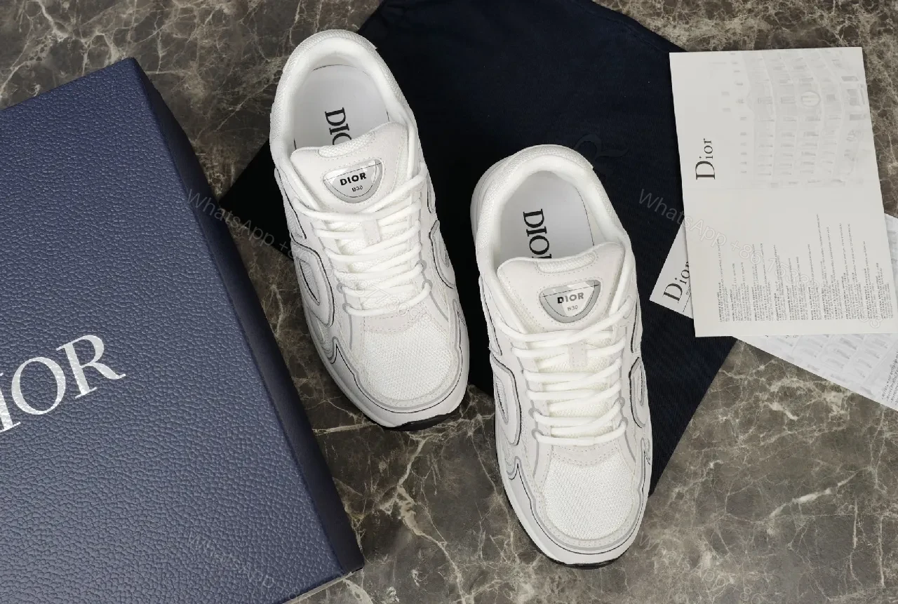View 5 of White Leather-Blend High-Top Sneakers: Luxury Everyday Comfort