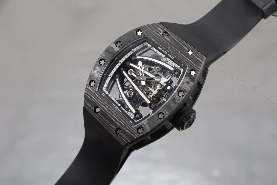 View 4 of Richard Mille RM59-01 Green Lizard Tourbillon TPT Carbon Fiber Edition RM59-01-GREEN-LIZARD-TOURBILLON-TPT