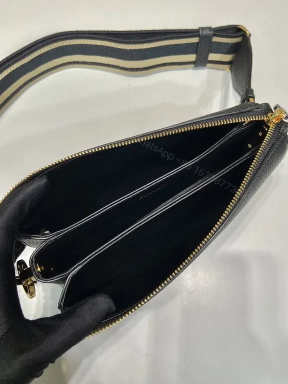 View 6 of Sleek Black Prada Crossbody â€” Precision Craft, Everyday Poise