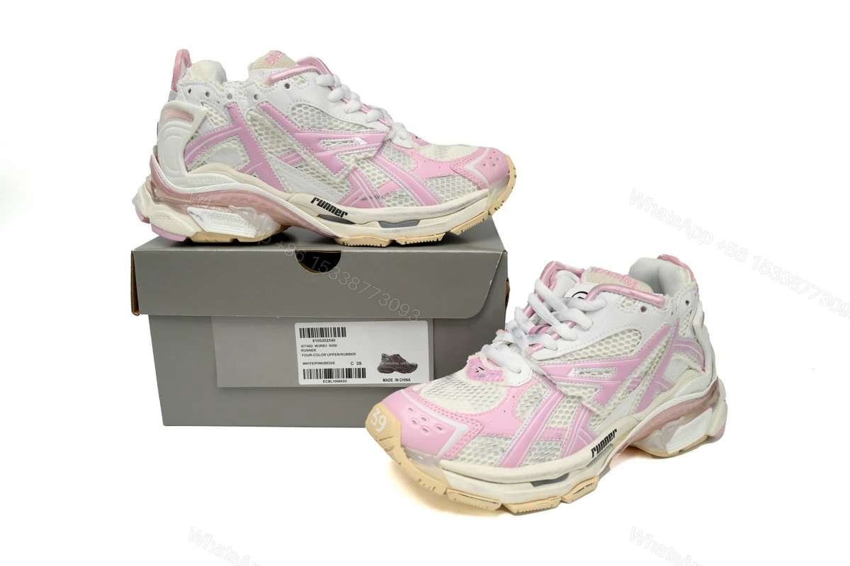 Balenciaga Runner White Pink — view 2