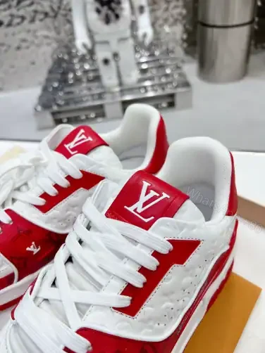 View 9 of LOUIS VUITTON TRAINE SNEAKERS IN RED – LSVT381