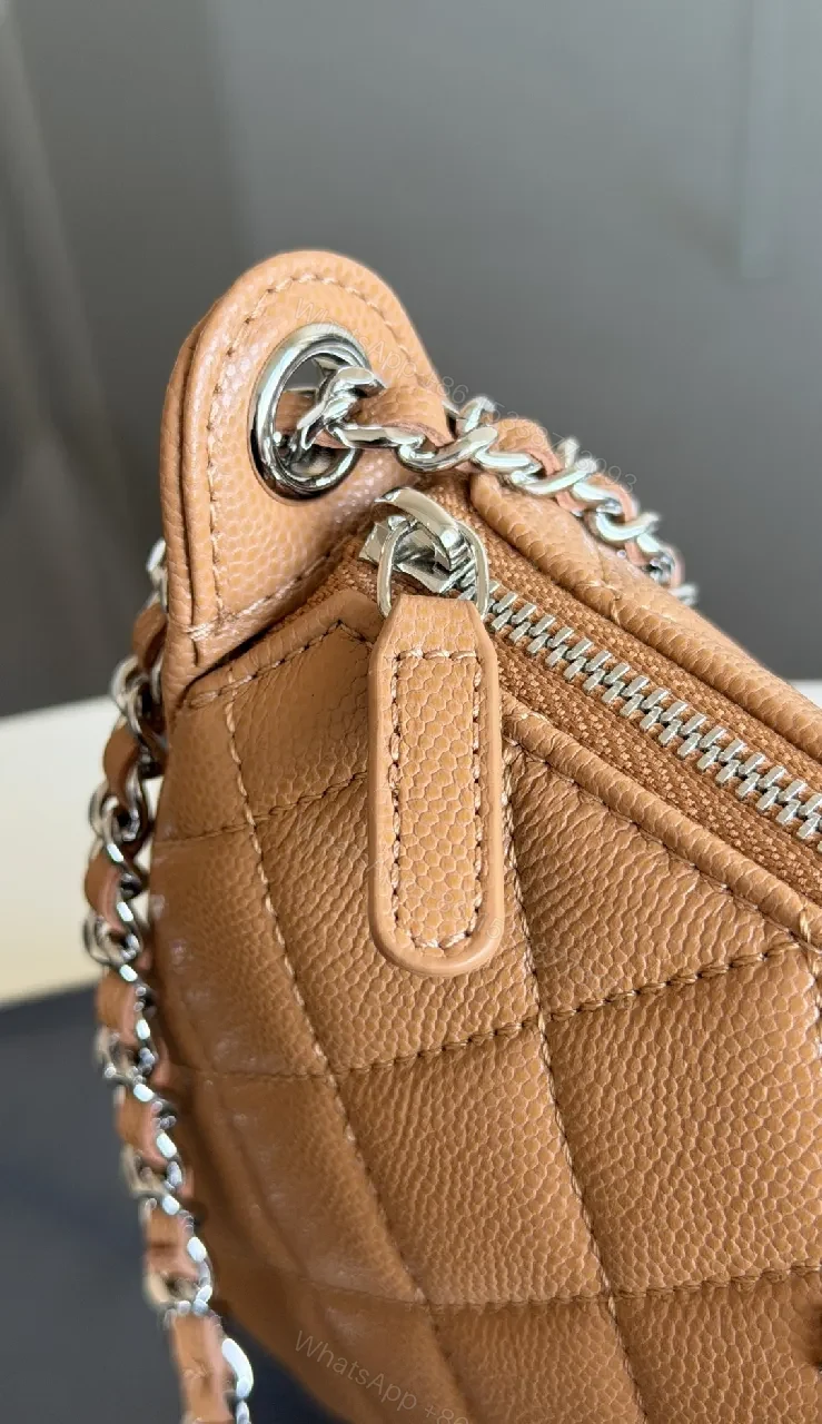 View 4 of Quilted Leather Shoulder Bag: Elegant Compact Chic, Everyday Luxury