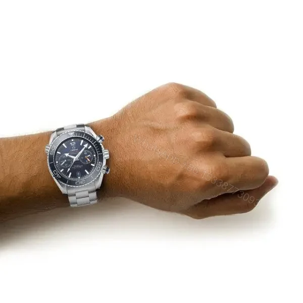 View 5 of Replica Omega Planet Ocean Men Automatic Blue Stainless Steel Watch O21530465103001