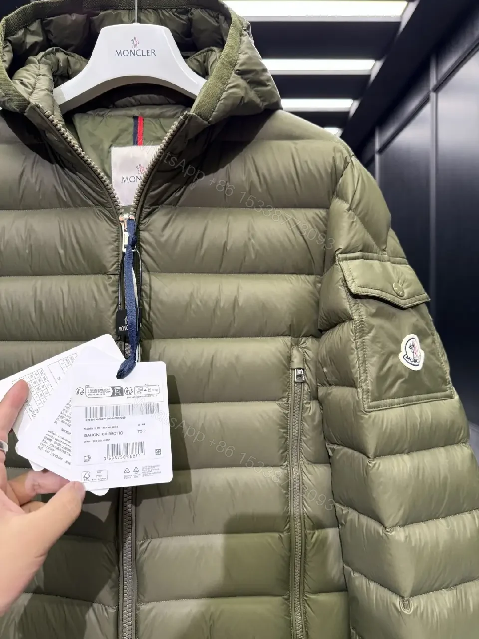 View 7 of Olive Puffer Jacket: Technical Warmth, Luxe Details, Outdoor-Urban