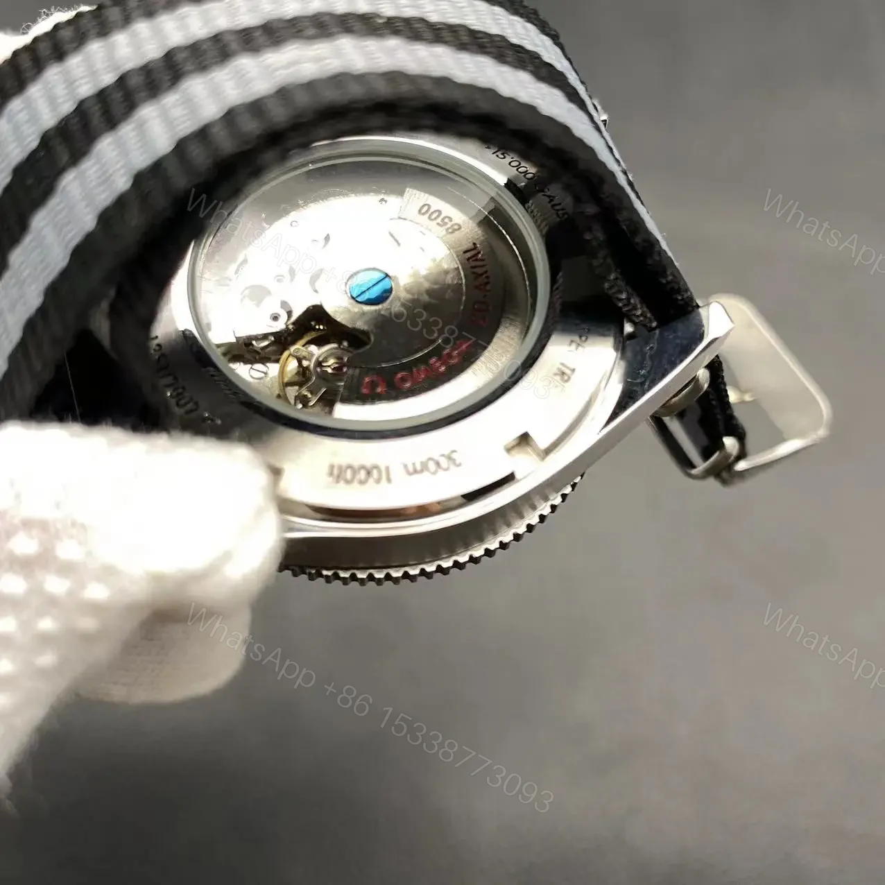 View 3 of Omega seamaster 300 co-axial master chronometer “spectre” Replica