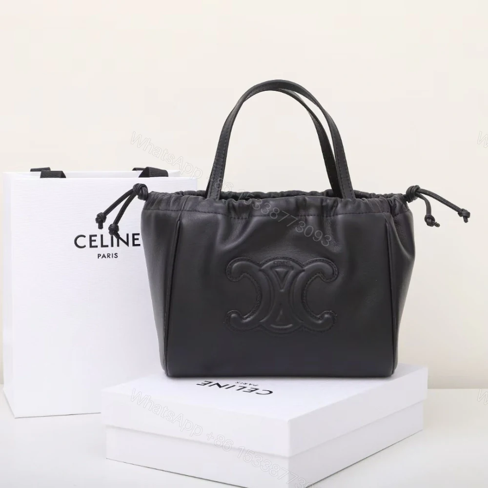 View 6 of 高仿Celine*Triomphe系列手袋111013黑色免檢版