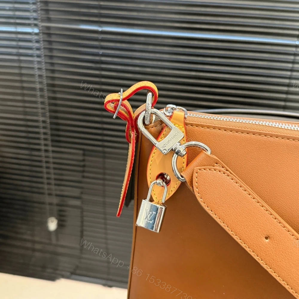 View 4 of Louis Vuitton Vagabond Hobo Bag Caramel Brown 38Cm M28392