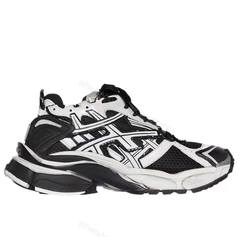Balenciaga Runner Black White 677402W3RB29010 — view 2