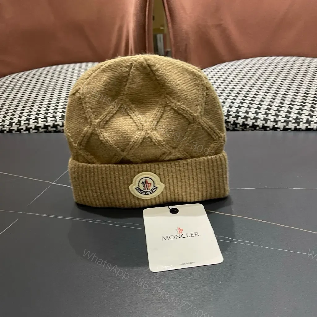 View 7 of Cozy Knit Beanie Camel Knit Style Warmth Cap - Everyday Luxury