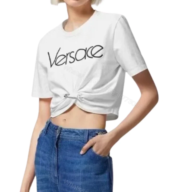 Versace Safety Pin 1978 Re-Edition Logo T-Shirt — view 1