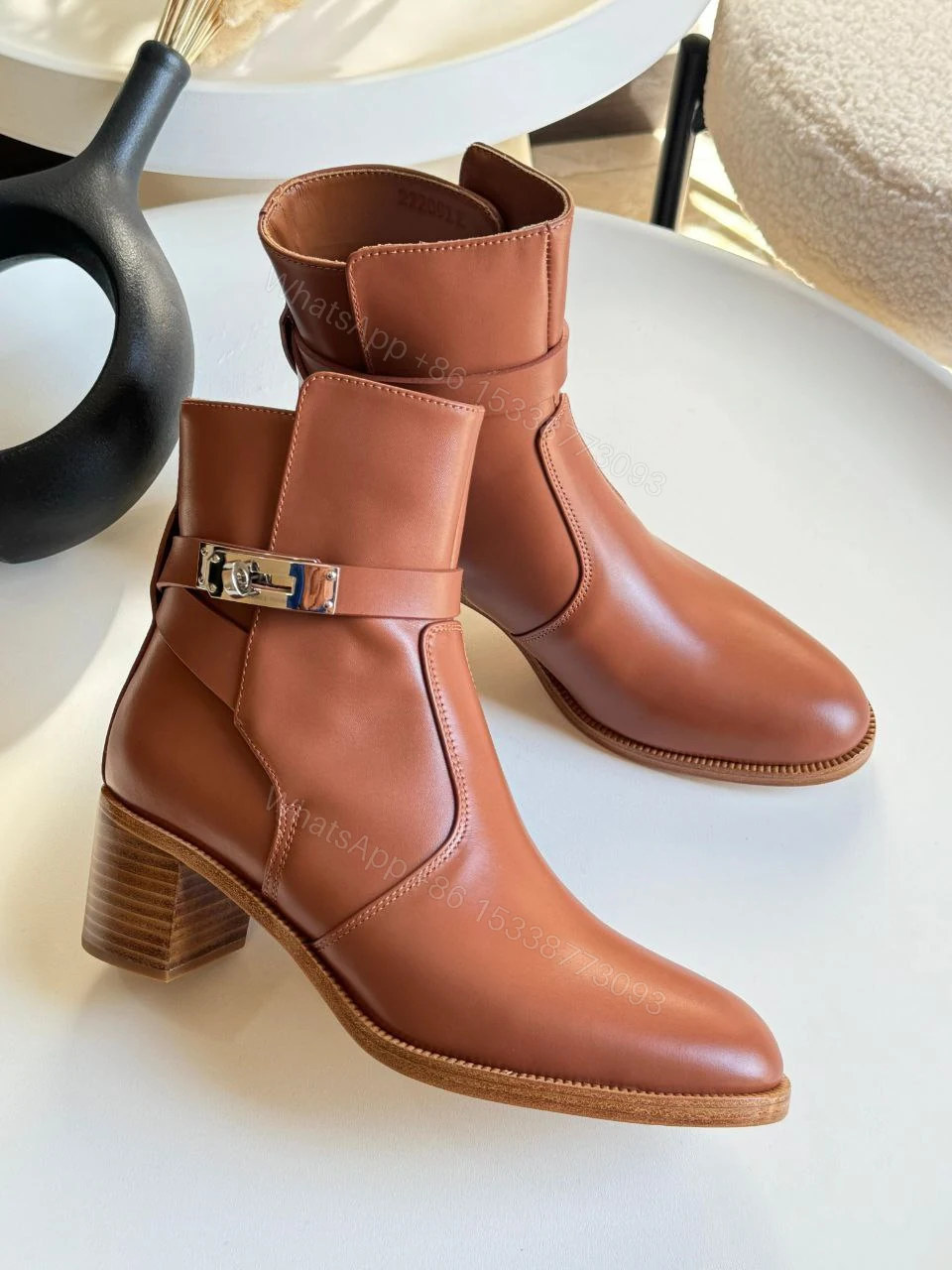 View 3 of Hermes Frenchie 50 ankle boot
