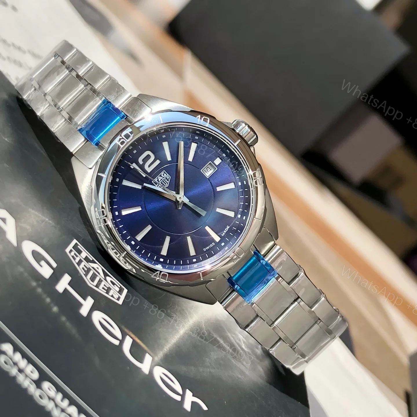 View 8 of TAG Heuer Carrera Women’s Quartz Watch 32MM Mother of Pearl Dial Original Material Strap Premium Edition