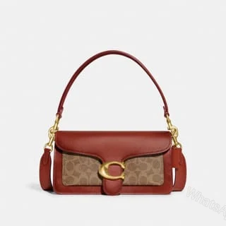 View 3 of FIRST COPY Coach Tabby 26 Brown Mono Presbyopia Handbag
