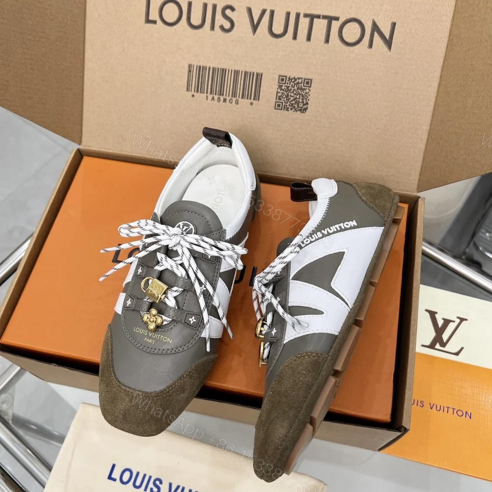 View 2 of Louis Vuitton LV Sneakerina Pistachio Brown 1AIEMT