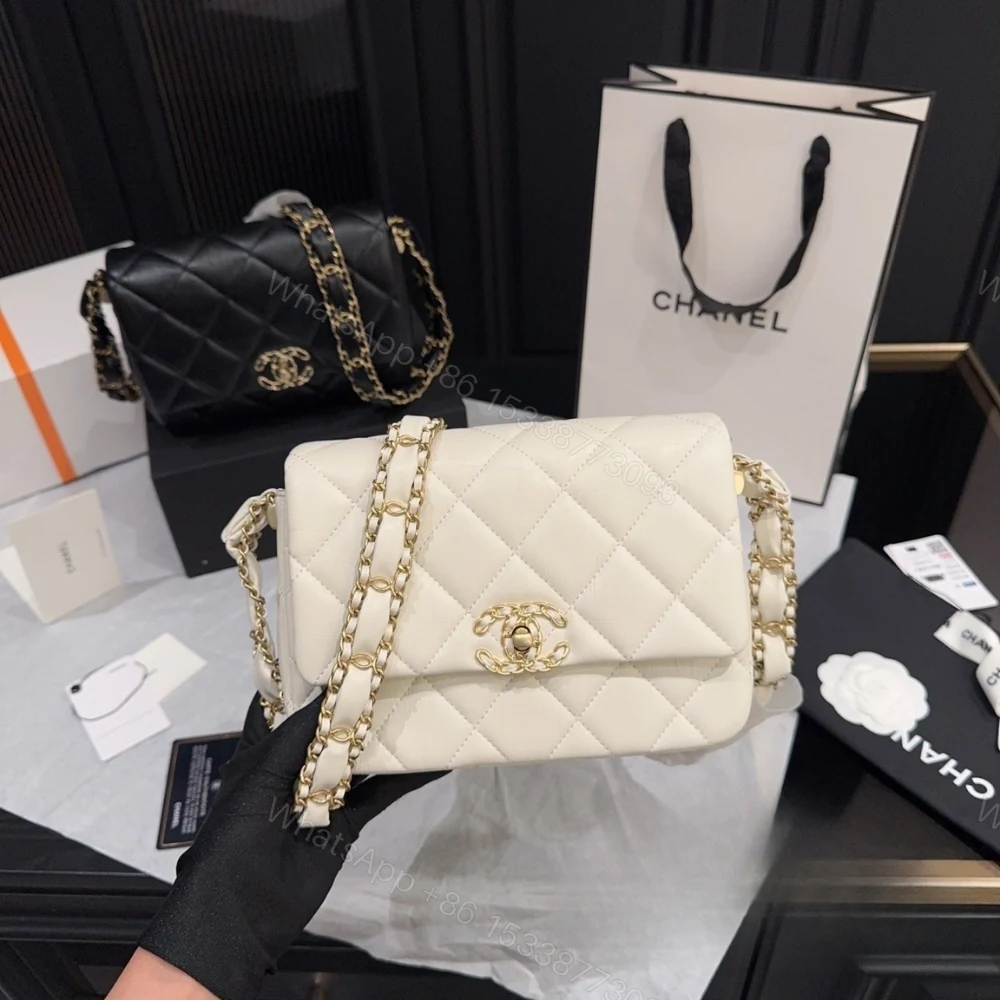 View 2 of Chanel Mini Flap Bag And Gold Hardware Light Beige 20Cm