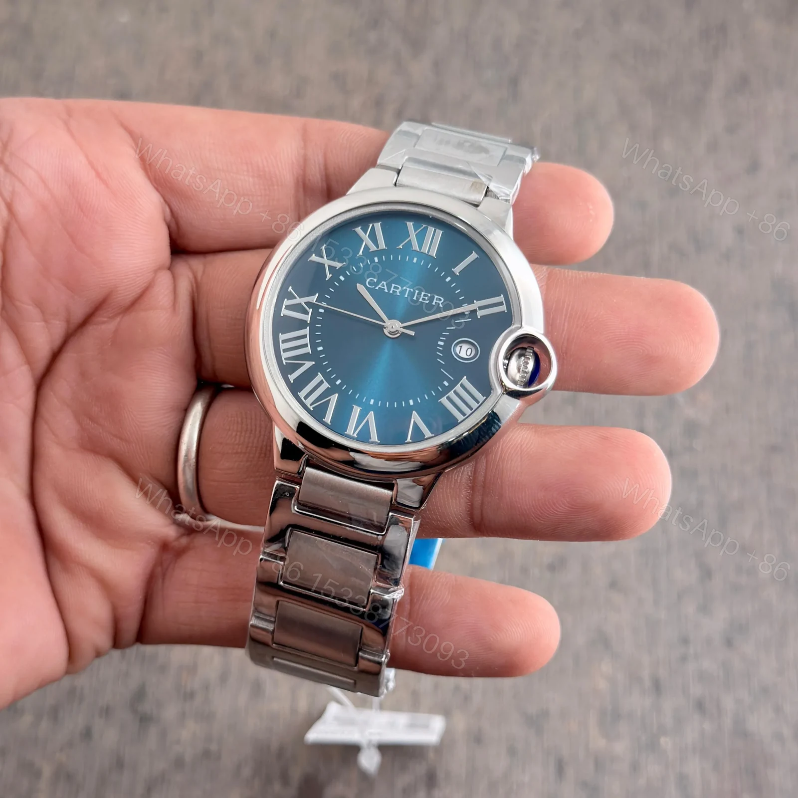 View 2 of Cartier Ballon Bleu Blue Dial