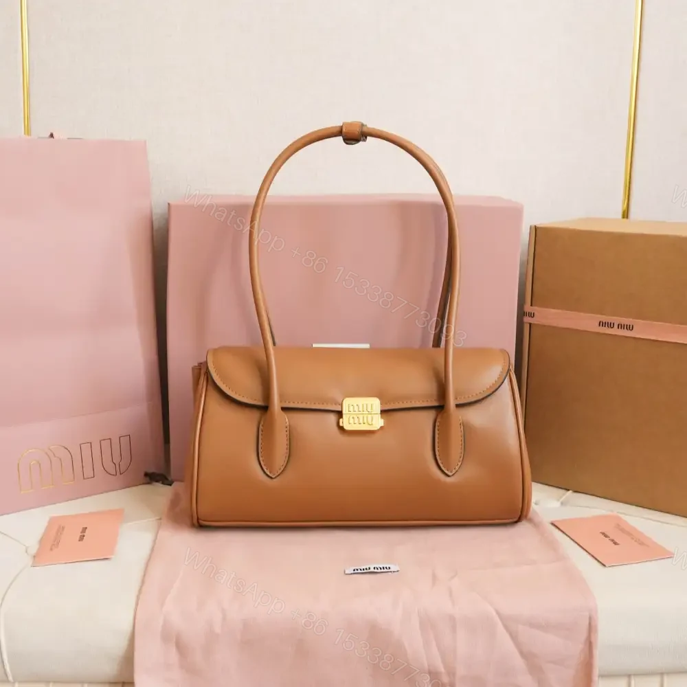 高仿miumiu*5BD265手提單肩包棕色免檢版 — view 1