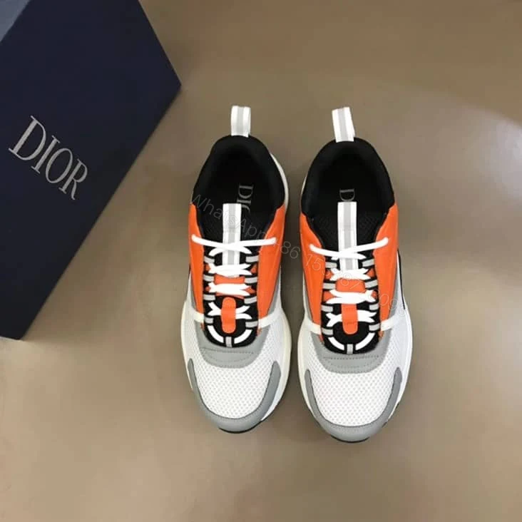 View 4 of B22 SNEAKER TECHNICAL MESH WITH AND CALFSKIN – CD105