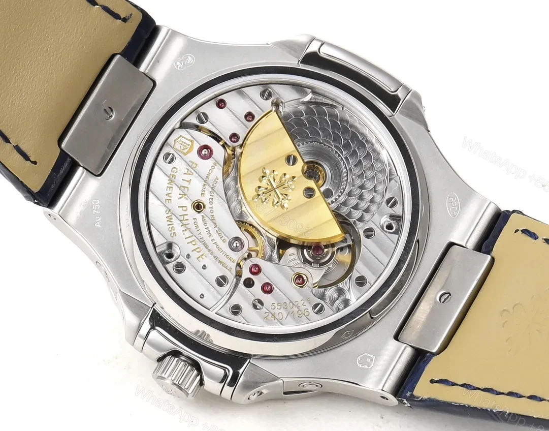View 8 of Patek Philippe Blue Nautilus Watch