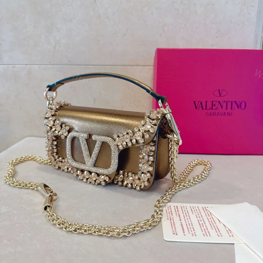 View 4 of Crystal Embellished Compact Bag: Luxe Crossbody Clutch