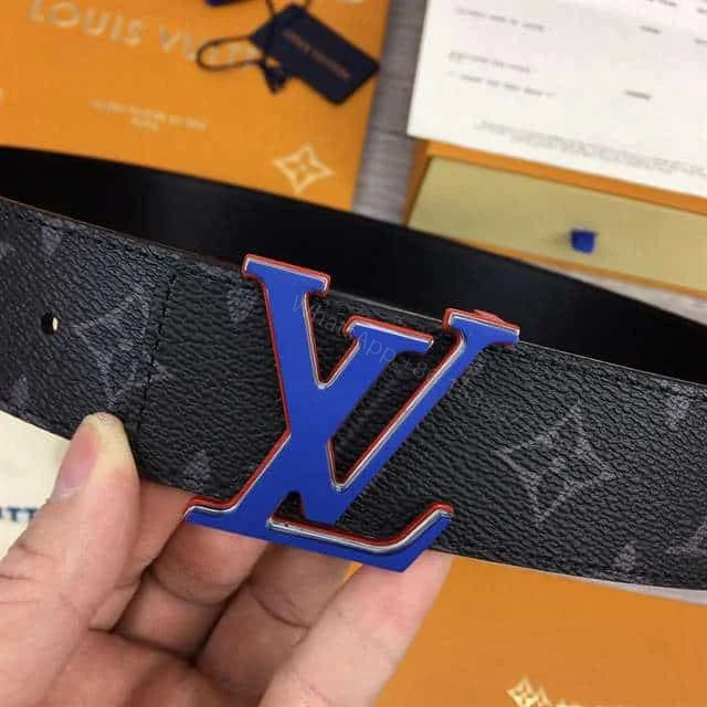 View 7 of LOUIS VUITTON INITIALES 40MM REVERSIBLE MONOGRAM CANVAS BELT – B83