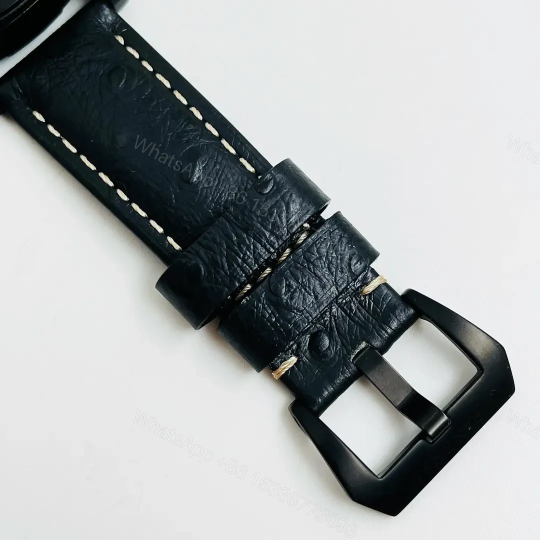 View 8 of GF Factory Panerai Luminor Submersible Automatic Black Dial 316L Stainless Steel Case Leather Strap Watch