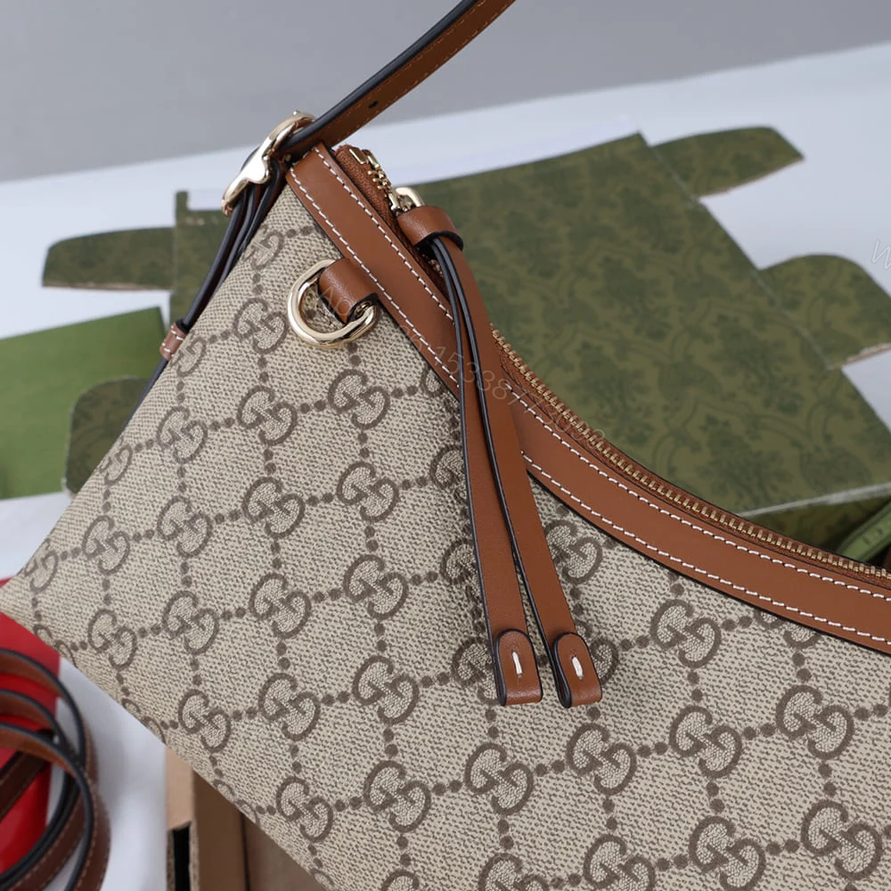 View 6 of Gucci GG Emblem small shoulder bag