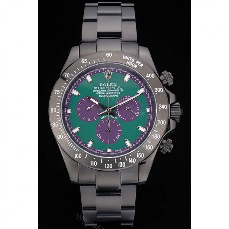 View 2 of Replica Rolex Daytona Green Dial 80246