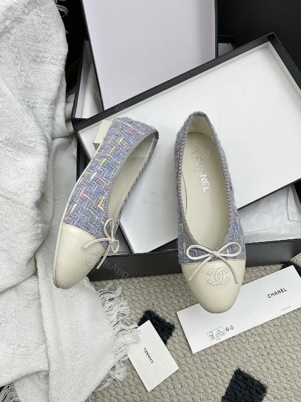View 9 of Textured Tweed Slingback Pumps: Elegant All-Day Comfort