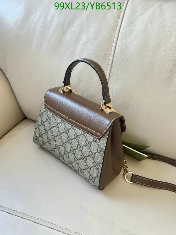 View 2 of Classic Gucci Horsebit 1955 Small Brown Leather Bag ZN48KW