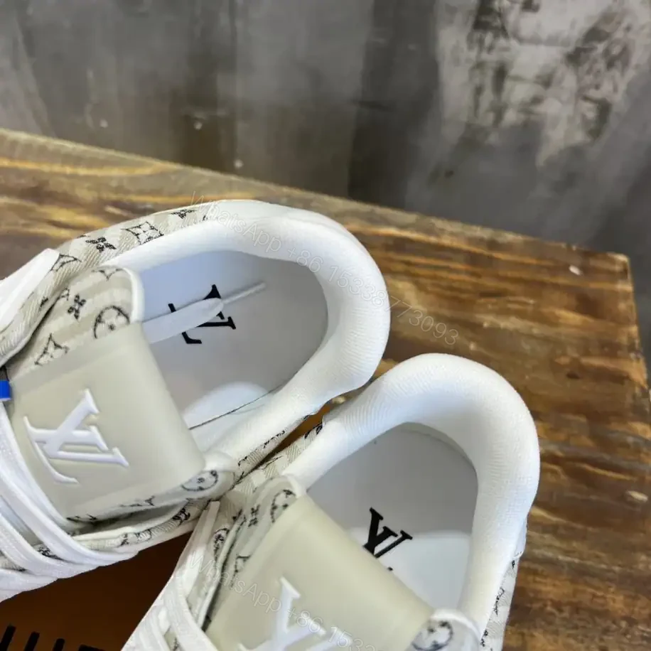 View 5 of LOUIS VUITTON LV TRAINER SNEAKERS IN BEIGE – LSVT345