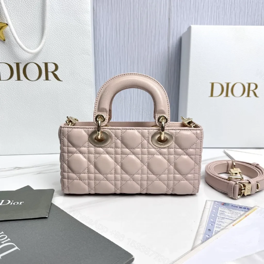 View 5 of Soft Pink Quilted Dome Bag: Mini Luxury Crossbody