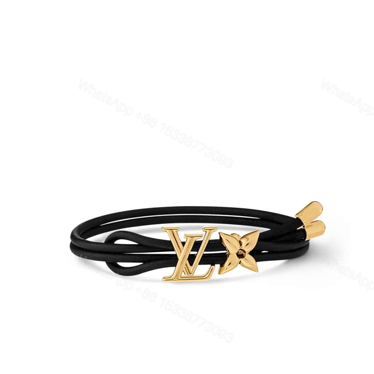 LOUIS VUITTON BLOOM BRACELET BLACK M8142Z — view 1
