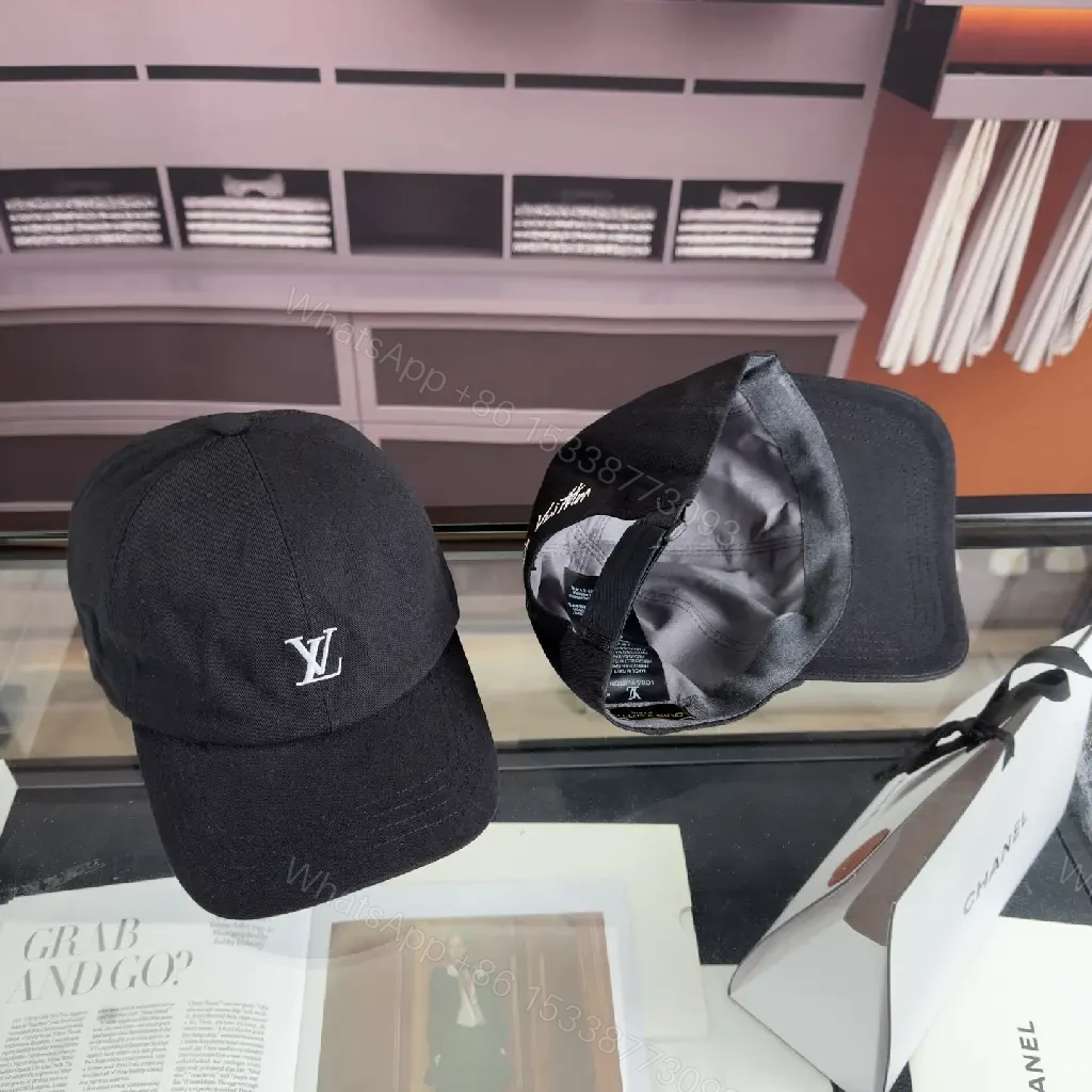 View 8 of Pastel Cotton Six-Panel Cap with LV Emblem Embroidery