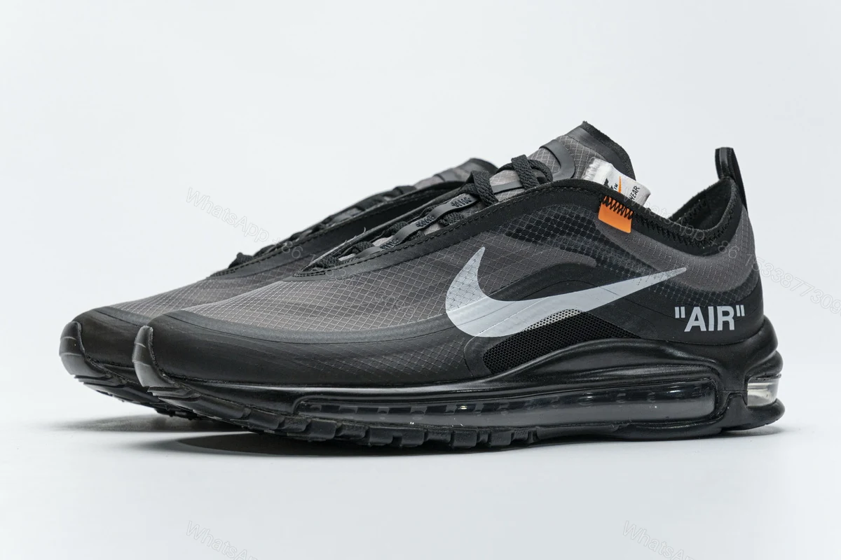 View 5 of Off-White x Nike Air Max 97 All Black AJ4585-00