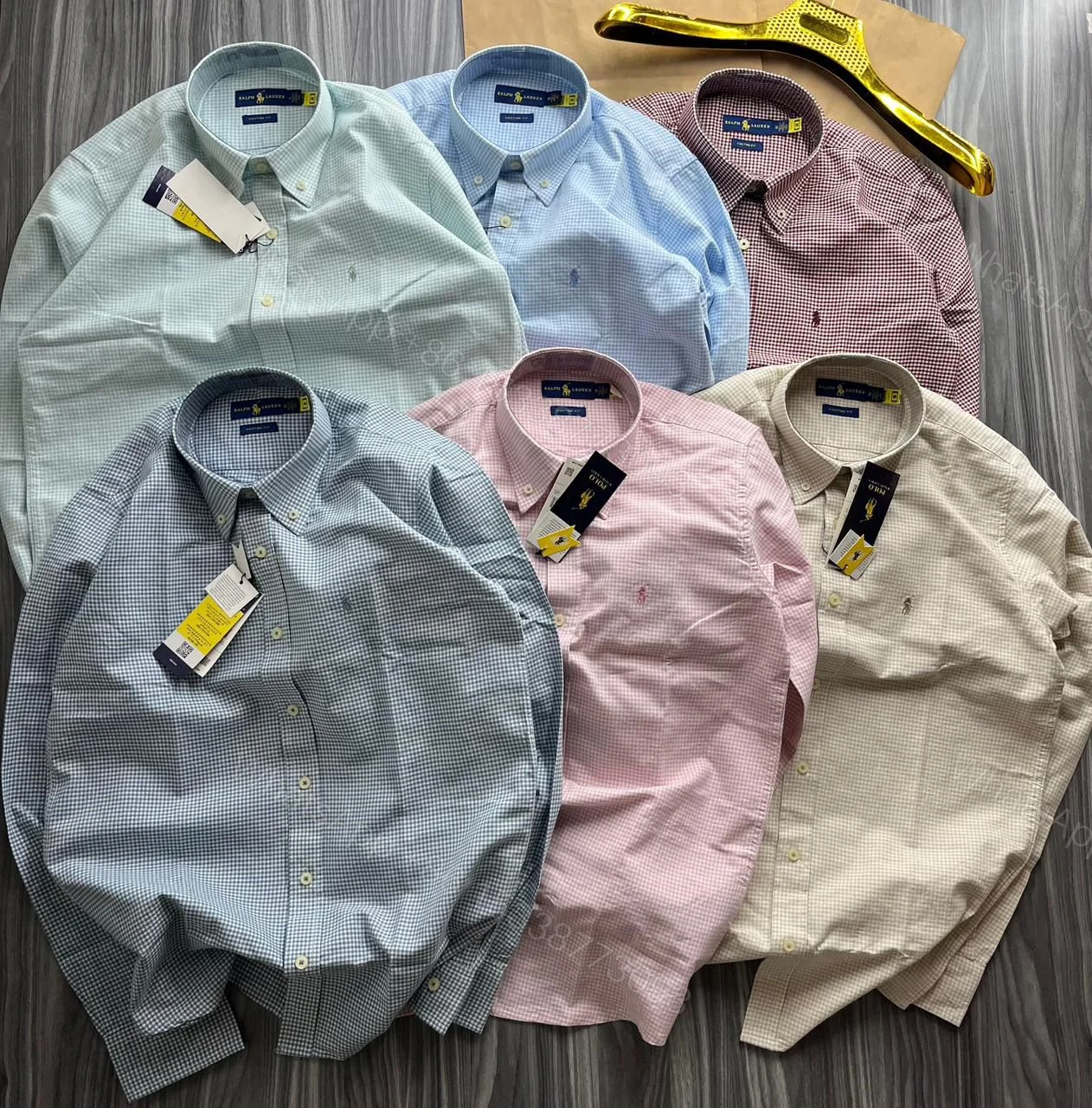 View 3 of FIRST COPY RALPH LAUREN PIN CHECK SHIRT