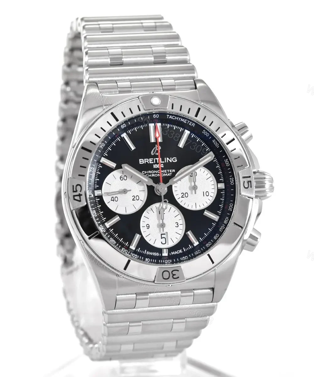 Breitling Chronomat B01 42 Black Dial — view 1
