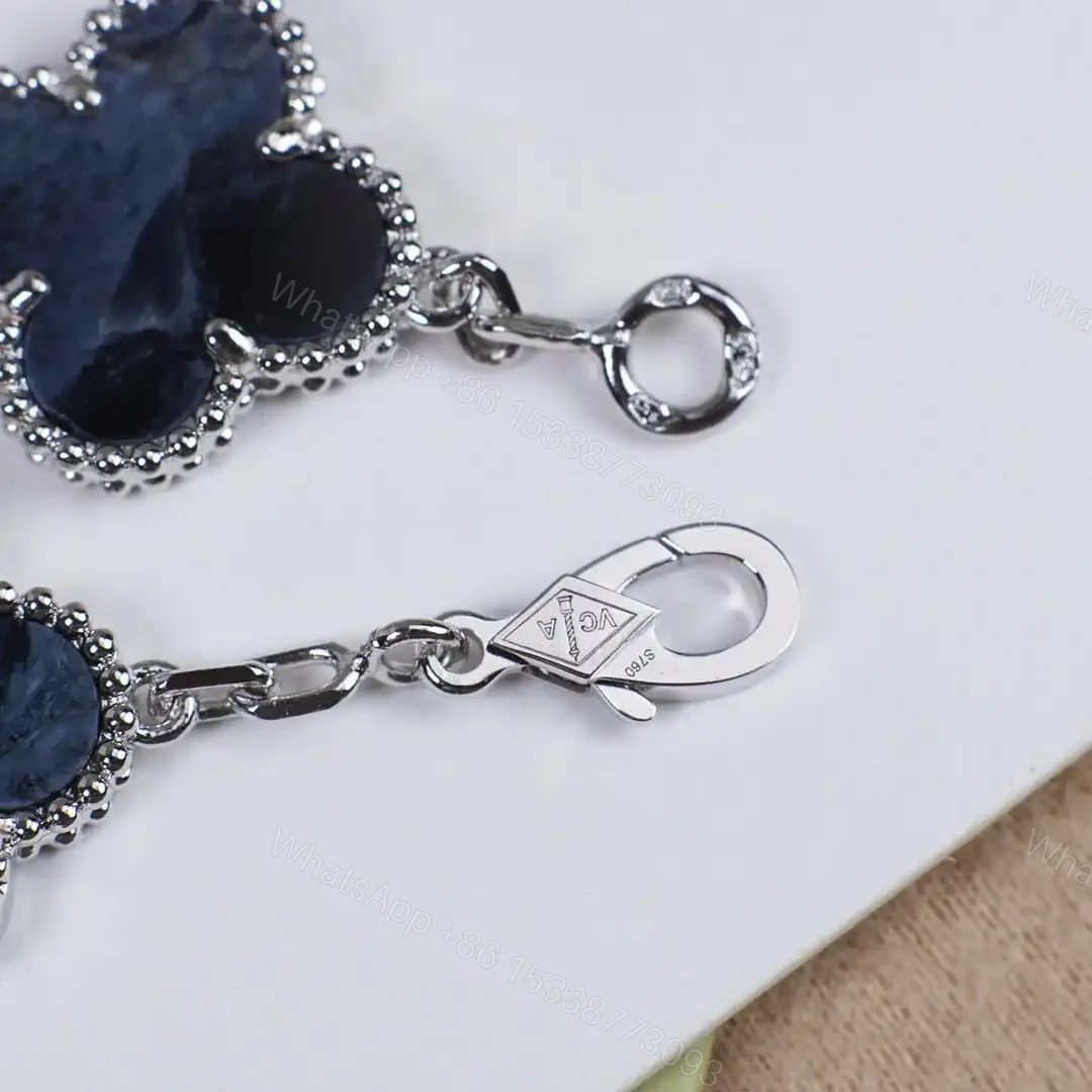 View 23 of 高仿首飾VanCleef&Arpels*RP7S400彼得石白金手鏈