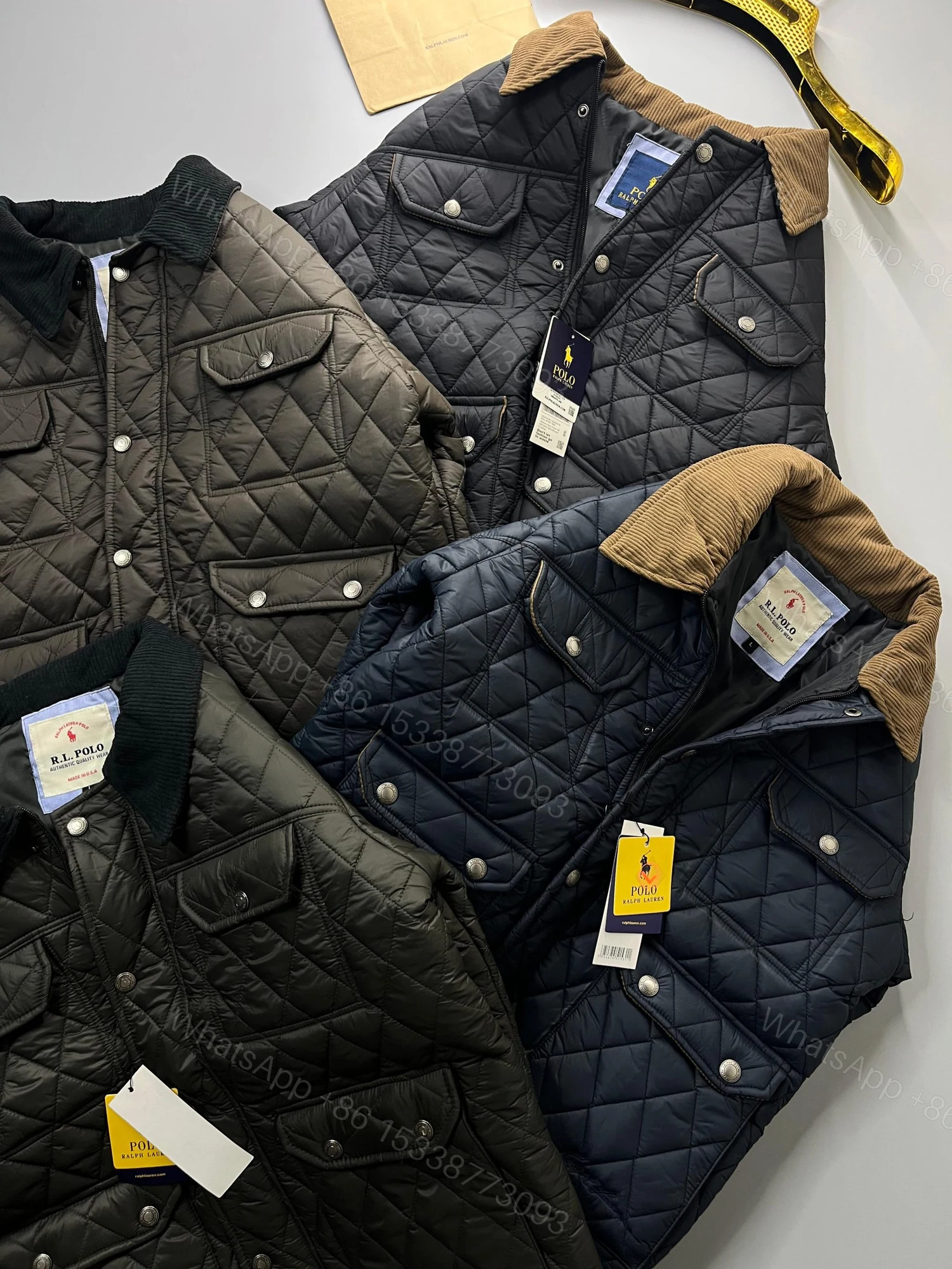 First Copy Ralph Lauren Premium Quality Diamond Cut Jacket — view 1